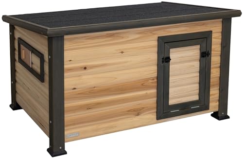 Kerbl Hobbyfarming Enten- und Gänsestall Duck Town XL, Wetterfest, Verzinkte Wanne, Schiebefenster, Doppelter Verschluss, Natur/Braun 115x77x67 cm Kerbl Hobbyfarming Enten- und Gänsestall Duck Town XL, Wetterfest, Verzinkte Wanne, Schiebefenster, Doppelter Verschluss, Natur/Braun 115x77x67 cm von Kerbl Hobbyfarming