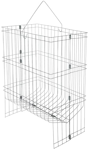 Kerbl Kleintierraufe klein – Metall, Silber (Abmessung 36 x 24 x 50 cm, Gewicht 0,22 kg) 73199 von Kerbl Hobbyfarming