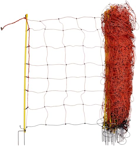 Kerbl Hobbyfarming Schafnetz, 50m, orange, Höhe: 108 cm - Doppelspitze Kerbl Hobbyfarming Schafnetz, 50m, orange, Höhe: 108 cm - Doppelspitze von Kerbl Hobbyfarming