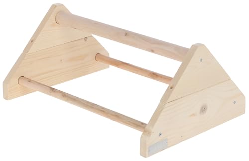 Kerbl Hobbyfarming Sitzstange für Hühner 56 x 40 x 25cm, Holz von Kerbl Hobbyfarming