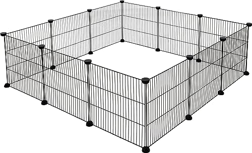 Freigehege 12x Gitter- Elemente, 35x35 cm von Kerbl Pet