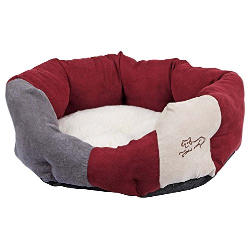 Kerbl 81269 Kuschelbett Amelie, 57 x 50 x 14 cm bordeauxrot/anthrazit Kerbl 81269 Kuschelbett Amelie, 57 x 50 x 14 cm bordeauxrot/anthrazit von Kerbl Pet