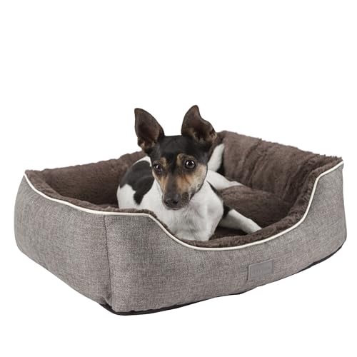 Kerbl 81315 Kuschelbett Samuel, 50 x 40 x 15 cm, silber/dunkelgrau von Kerbl Pet