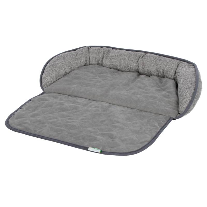Kerbl Pet Couchkissen Emalia, grau - L 98 x B 66 x H 12 cm von Kerbl Pet