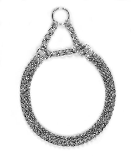 Kerbl Pet Doppelhalskette 2,5 mm, 50-60 cm, verchromt Kerbl Pet Doppelhalskette 2,5 mm, 50-60 cm, verchromt von Kerbl Pet