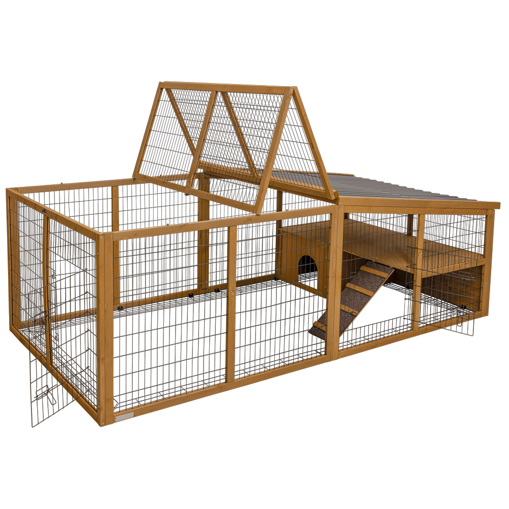 Kerbl Pet Freilaufgehege mit Plastikdach & Ausbruchsperre - L 220 x B 115 x H 75 cm Kerbl Pet Freilaufgehege mit Plastikdach & Ausbruchsperre - L 220 x B 115 x H 75 cm von Kerbl Pet