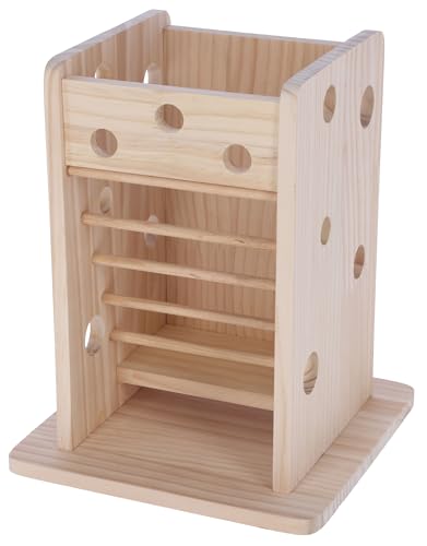 Kerbl Pet Heu- und Gemüseturm, Für Kaninchen, 2-in-1 Produkt, Einfache Befüllung, Für Innen- und Außenbereich, Robuster Stand, Natur, 24x24x30 cm Kerbl Pet Heu- und Gemüseturm, Für Kaninchen, 2-in-1 Produkt, Einfache Befüllung, Für Innen- und Außenbereich, Robuster Stand, Natur, 24x24x30 cm von Kerbl Pet
