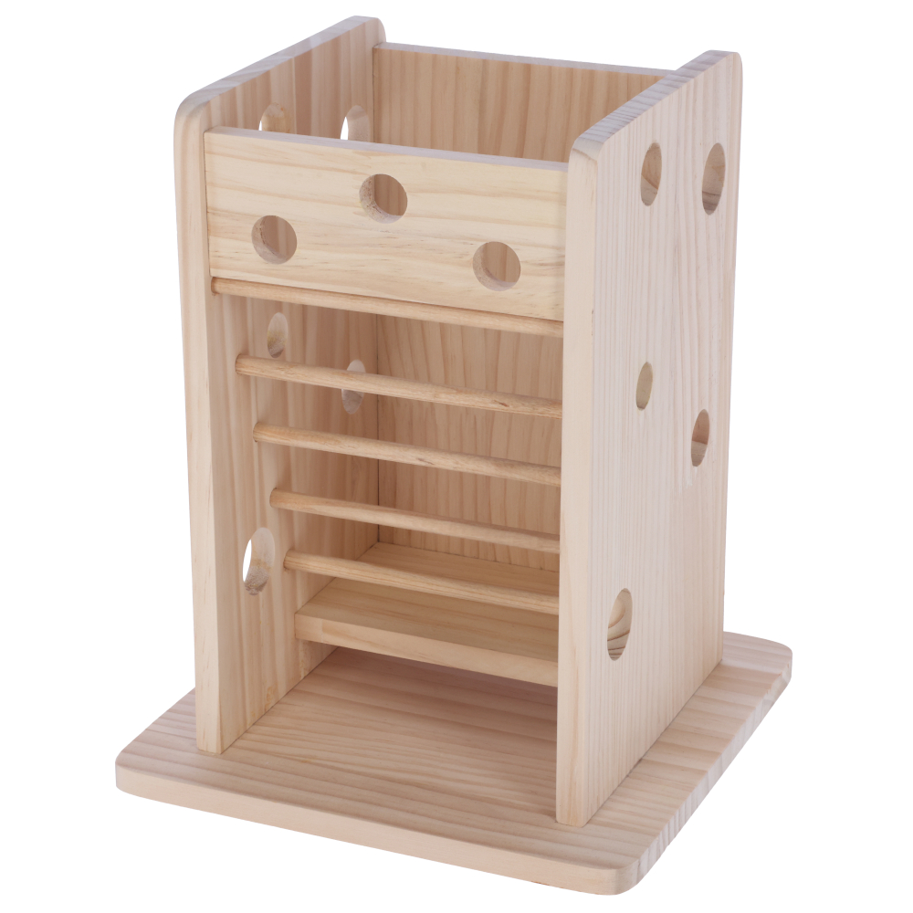 Kerbl Pet Heu- und Gemüseturm für Kleintiere - L 24 x B 24 x H 30 cm von Kerbl Pet
