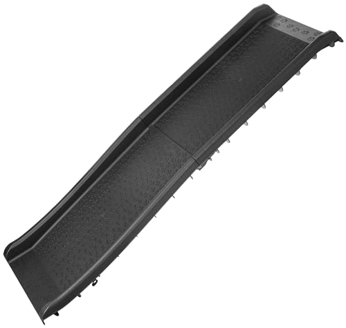 Kerbl Pet Hunderampe, Faltbare Einstiegshilfe für Hunde, Für Tiere bis 60 kg, Profilierte Oberfläche, Gummierte Auflagepunkte, Schwarz, 157x40,5 cm von Kerbl Pet