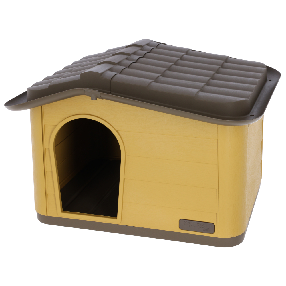 Kerbl Pet Katzenhaus Paola Eco - honig / schwarz: L 60 x B 51 x H 41 cm von Kerbl Pet