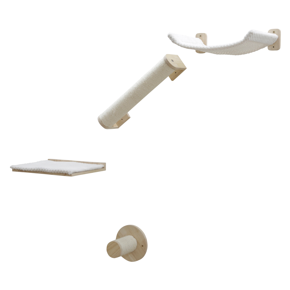 Kerbl Pet Kletterwand Alps für Katzen - 4-teiliges Set von Kerbl Pet