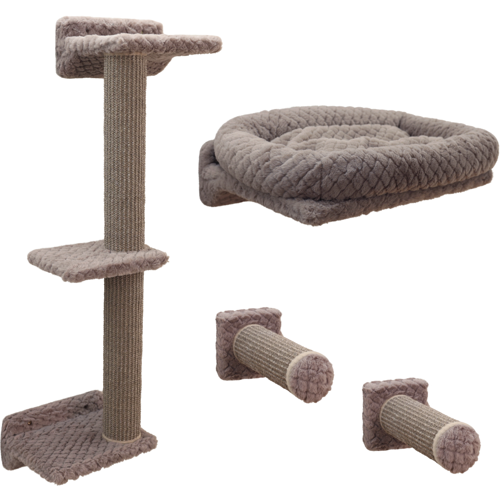 Kerbl Pet Kletterwand Monte Alpi für Katzen - Set aus 4 Teilen Kerbl Pet Kletterwand Monte Alpi für Katzen - Set aus 4 Teilen von Kerbl Pet