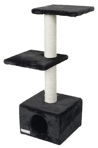Kerbl Pet Kratzbaum Venus Sweet, schwarz, 30x30x85cm von Kerbl Pet