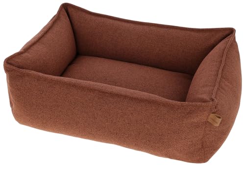 Kerbl Pet Kuschelbett Oliver für Hunde, Robuster Stoff, Waschbarer Bezug, Rutschhemmende Unterseite, Modernes Hundebett, Braun, 70x 60x24 cm Kerbl Pet Kuschelbett Oliver für Hunde, Robuster Stoff, Waschbarer Bezug, Rutschhemmende Unterseite, Modernes Hundebett, Braun, 70x 60x24 cm von Kerbl Pet