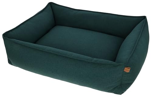 Kerbl Pet Kuschelbett Oliver für Hunde, Robuster Stoff, Waschbarer Bezug, Rutschhemmende Unterseite, Modernes Hundebett, English Green, 110x85x26 cm Kerbl Pet Kuschelbett Oliver für Hunde, Robuster Stoff, Waschbarer Bezug, Rutschhemmende Unterseite, Modernes Hundebett, English Green, 110x85x26 cm von Kerbl Pet