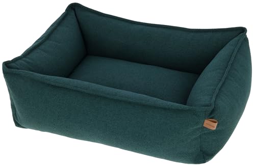 Kerbl Pet Kuschelbett Oliver für Hunde, Robuster Stoff, Waschbarer Bezug, Rutschhemmende Unterseite, Modernes Hundebett, English Green, 70x 60x24 cm Kerbl Pet Kuschelbett Oliver für Hunde, Robuster Stoff, Waschbarer Bezug, Rutschhemmende Unterseite, Modernes Hundebett, English Green, 70x 60x24 cm von Kerbl Pet