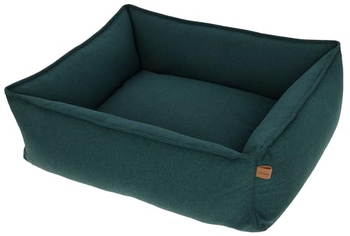Kerbl Pet Kuschelbett Oliver für Hunde, Robuster Stoff, Waschbarer Bezug, Rutschhemmende Unterseite, Modernes Hundebett, English Green, 85x70x25 cm Kerbl Pet Kuschelbett Oliver für Hunde, Robuster Stoff, Waschbarer Bezug, Rutschhemmende Unterseite, Modernes Hundebett, English Green, 85x70x25 cm von Kerbl Pet