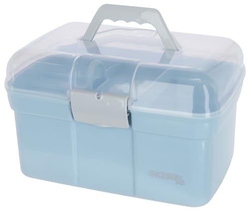 Kerbl Pet Pflegebox, Aufbewahrungsbox Für Hunde- Und Katzenartikel, Mit Herausnehmbarem Einsatz, Tragegriff, Aus Kunststoff, Blau, 30x20x19 cm Kerbl Pet Pflegebox, Aufbewahrungsbox Für Hunde- Und Katzenartikel, Mit Herausnehmbarem Einsatz, Tragegriff, Aus Kunststoff, Blau, 30x20x19 cm von Kerbl Pet