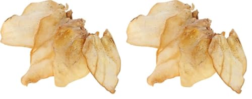 Kerbl Pet Rinderohren (200g/10 Stück, 100% natürliche Inhaltsstoffe, Langer Kau- und Knabberspaß) 84891 (Packung mit 2) von Kerbl Pet