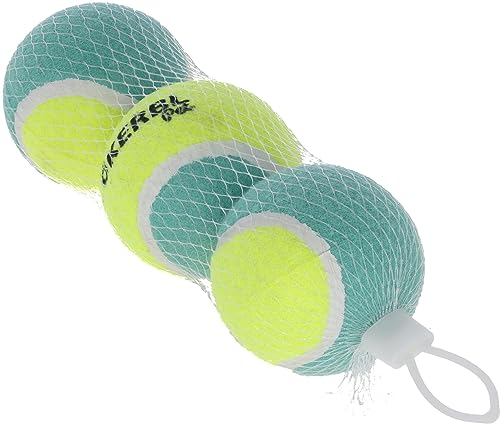 Kerbl Pet Tennisbälle 3er Set, ø 6,5cm gelb/türkis von Kerbl Pet