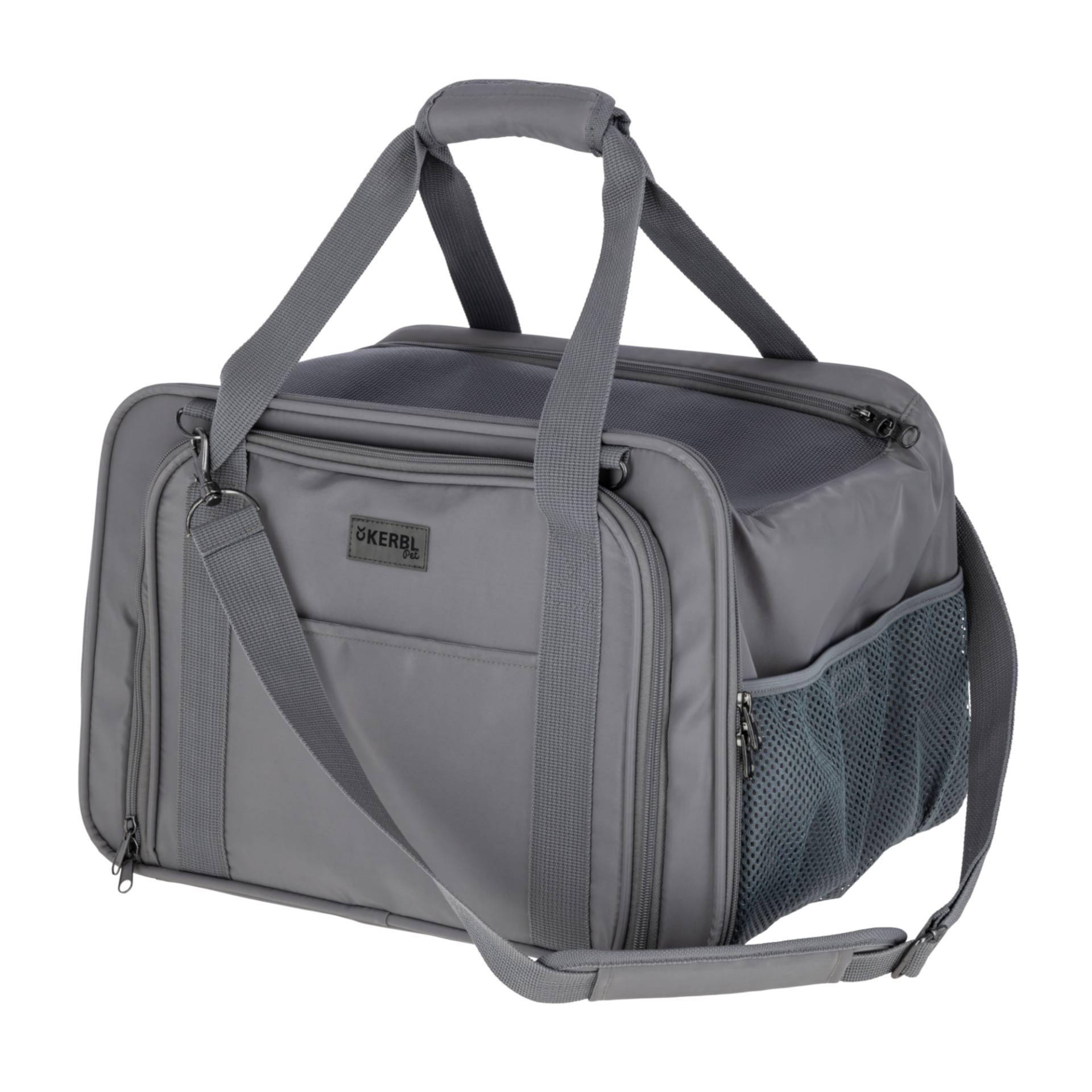 Kerbl Pet Tragetasche Vacation mit Terrassenerweiterung - L 44 x B 31 x H 30 cm von Kerbl Pet