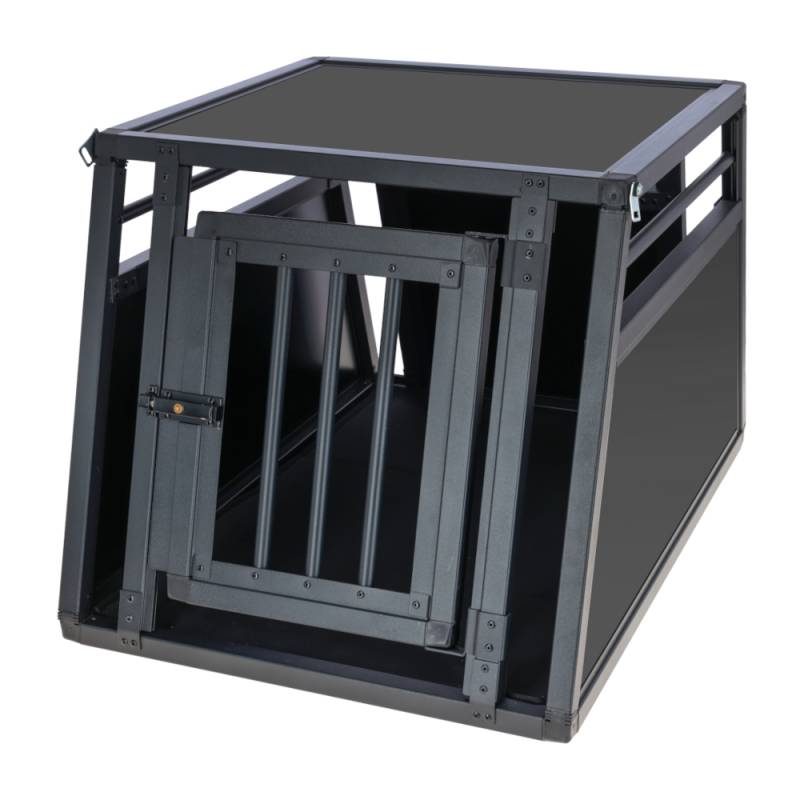 Kerbl Pet Transportbox Vacation aus Alu, graphite - L 77 x B 55 x H 50 cm von Kerbl Pet