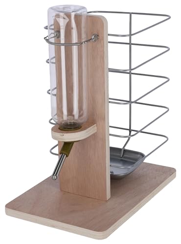 Trink- und Fressstation 22,5x15,5x27 cm von Kerbl Pet
