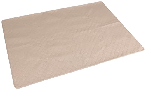 Kerbl Pet Waschbare Urinunterlage, Für Kaninchen und Nager, Saugfähig und Hygienisch, Waschbar bei 60 °C, wasserdichte Unterseite, Braun, 140x100 cm von Kerbl Pet