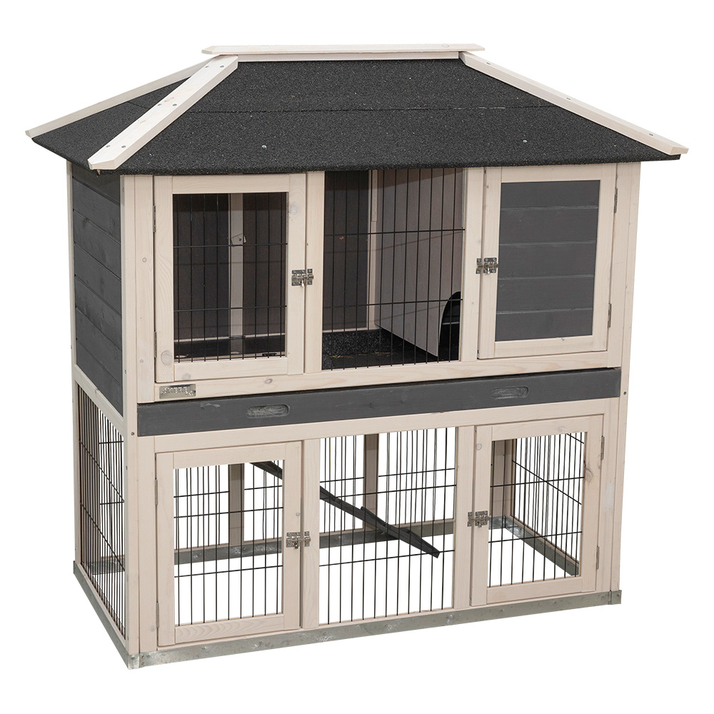 Kerbl Pets Nagerstall Villa - L 118 x B 68 x H 118 cm von Kerbl Pet