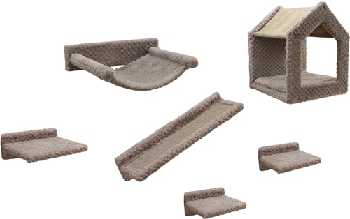 Kerbl Kletterwand Monte Baldo (Farbe taupe, max. Belastbarkeit 10 kg, 6-Teilig, platzsparend montierbar) 80920 Kerbl Kletterwand Monte Baldo (Farbe taupe, max. Belastbarkeit 10 kg, 6-Teilig, platzsparend montierbar) 80920 von Kerbl Pet