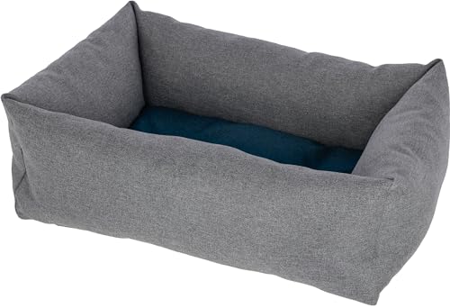 Kuschelbett Ely, grau/petrol, 45x60 cm Kuschelbett Ely, grau/petrol, 45x60 cm von Kerbl Pet