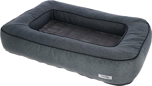 Kuschelbett Platin Ortho, eckig, 100x70x17 cm, grau Kuschelbett Platin Ortho, eckig, 100x70x17 cm, grau von Kerbl Pet