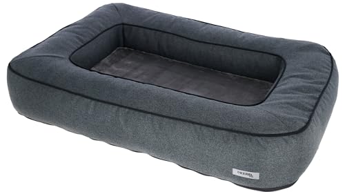 Kuschelbett Platin Ortho, eckig, 117x80x18 cm, grau Kuschelbett Platin Ortho, eckig, 117x80x18 cm, grau von Kerbl Pet