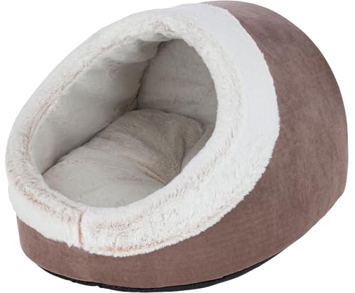 Kerbl Pet Kuschelhöhle Jana, braun, 37x45x30 cm: Katzenspielzeug, Plüsch, für Katzen & Kitten, gemütlich, formstabil, mit Softplüsch ausgekleidet, ideal zum Schlafen, Dösen und Verstecken Kerbl Pet Kuschelhöhle Jana, braun, 37x45x30 cm: Katzenspielzeug, Plüsch, für Katzen & Kitten, gemütlich, formstabil, mit Softplüsch ausgekleidet, ideal zum Schlafen, Dösen und Verstecken von Kerbl Pet