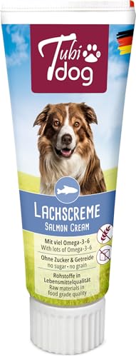 Tubidog Delikatess Lachscreme für Hunde, 75 g von Kerbl Pet