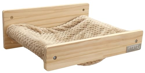Kerbl Hängematte Timber (Farbe Natur/Taupe, L x B x H 38 x 33,5 x 16 cm, max. Belastbarkeit 6 kg, aus weichem Plüsch, zur Wandmontage, waschbarer Bezug, Katzenspielzeug, Tierzubehör) 80917 Kerbl Hängematte Timber (Farbe Natur/Taupe, L x B x H 38 x 33,5 x 16 cm, max. Belastbarkeit 6 kg, aus weichem Plüsch, zur Wandmontage, waschbarer Bezug, Katzenspielzeug, Tierzubehör) 80917 von Kerbl Pet