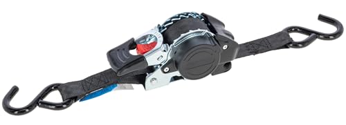 Kerbl Works Automatik Zurrgurt 25mm / 3,0m Zurrkraft 300/600kg, S-Haken, schwarz von Kerbl Works