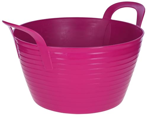Kerbl FlexBag Trog – 12 Liter, Pink (Abmessung 33 x 20 x 24 cm, Gewicht 0,45 kg, Material Kunststoff) 3228294 von Kerbl