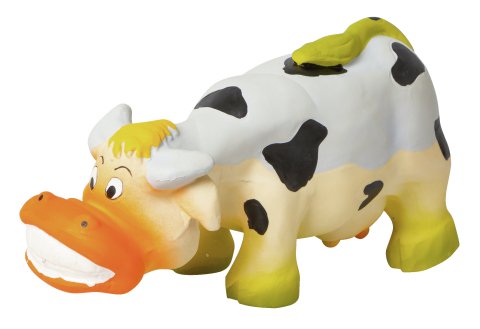 Hundespielzeug: Kuh aus Latex 17cm #83483 von Kerbl
