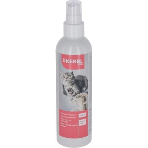 KERBL Baldrian Spray (200 ml, für Katzen, natürliche Extrakte, für Decken/Spielzeuge/Kratzbäume, wirkt stimulierend und Spielanregend, Einfache Anwendung) 80087 von Kerbl