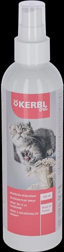 KERBL Catnip Spray (200 ml, für Katzen, natürliche Extrakte, Katzenminze, steigert das Wohlbefinden, Einfache Anwendung) 80086 von Kerbl