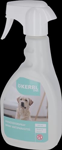 KERBL Ungezieferspray (mit angenehmen Duft, 500 ml, für Tiere, Sanft zur Fell und Haut, Wirkungsdauer bis zu 3 Wochen, Einfache Anwendung) 80082 von Kerbl