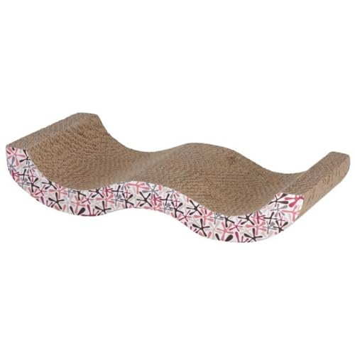 Kerbl Katzenkratzbett Browse (L x B x H 45 x 18,5 x 8,5 cm, mit separatem CatNip-Beutel, aus leichtem Material) 81669 von Kerbl Pet