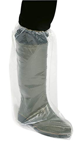 Kerbl Einmalüberschuh (hohe Ausführung, 100 Stück, L x H 40 x 50 cm, Farbe weiß transparent, mit Gummizug) 15375 Kerbl Einmalüberschuh (hohe Ausführung, 100 Stück, L x H 40 x 50 cm, Farbe weiß transparent, mit Gummizug) 15375 von Kerbl
