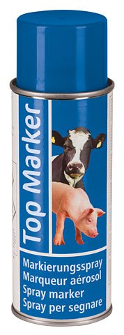 Kerbl 20158 Markierungsspray TopMarker BLAU - 12 x 500ml - von Kerbl