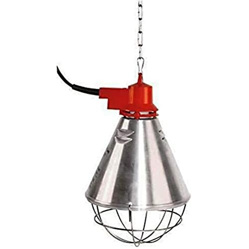 Kerbl Wärmestrahlgerät Profi (mit Sparschalter, 175 W, Stabiler Aluminium-Schutzschirm, 20 kg Tragkraft) 225283 von Kerbl