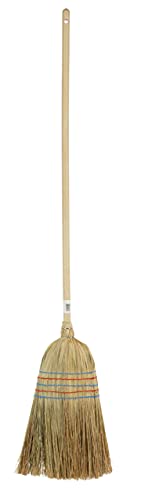 Kerbl Reisstrohbesen 5-Naht mit lackiertem Stiel, 135cm von Kerbl