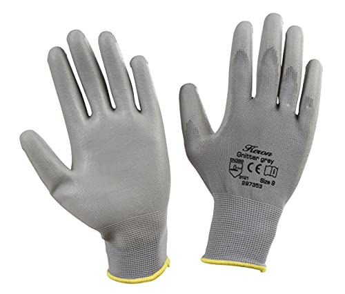Kerbl 297352 PU-Handschuh Gnitter Grey Feinstrickhandschuh, Größe 8 Kerbl 297352 PU-Handschuh Gnitter Grey Feinstrickhandschuh, Größe 8 von Kerbl