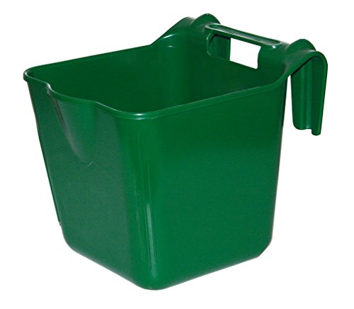 Kerbl Futtertrog HangOn, Futterschüssel zum Einhängen, grün, ca. 13 Liter, Nr. 323480 von Kerbl