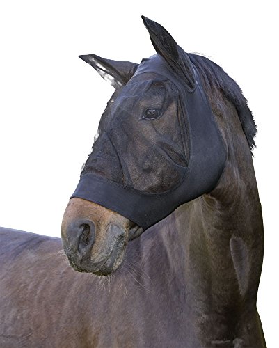 Kerbl 325836 Fliegenschutzmaske Fino Strech Pony, schwarz von Kerbl